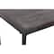 Black Contemporary Metal Console Table, 33" x 52"